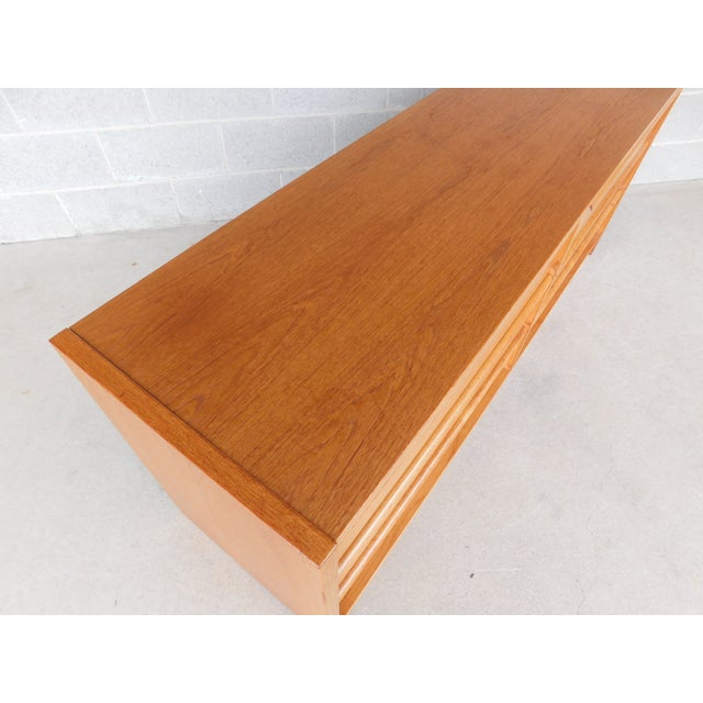 Jesper International Jesper Danish Modern Teak Dresser and Mirror For Sale - Image 4 of 16