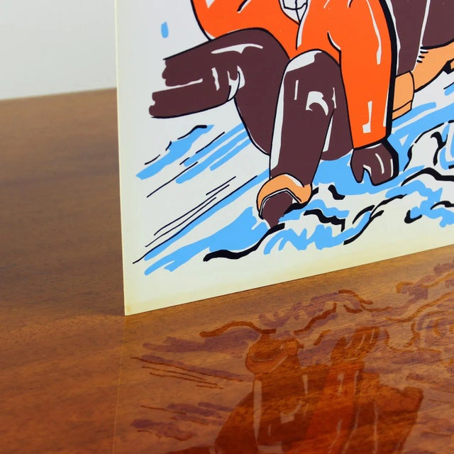 Mid-Century Modern Vintage Czechoslovakian Pop Art Style Wall Panel, 1960s For Sale - Image 3 of 7