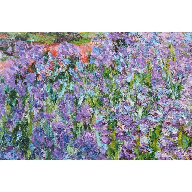 Claude Monet the Artist's Garden at Giverny Impressionist Painting Art Print For Sale - Image 13 of 18