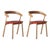 Set of Nude Dining Chairs in Natural Leather by Made by Choice For Sale - Image 17 of 17