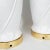 Lamp Pair White Plaster Palm Tree Leaf Restored Large For Sale - Image 13 of 13