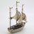 1990s Vintage Italian Handmade Genuine Silver Galleon Sailing Ship Large Figurine, Made in Tuscany in 1991 For Sale - Image 5 of 13