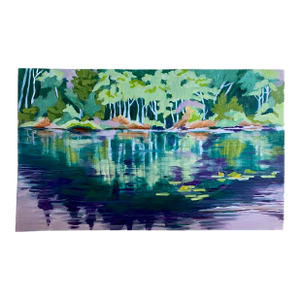August Lake, Original Oil Painting