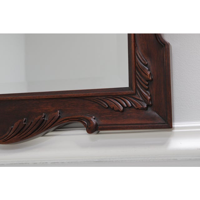 Henkel Harris Henkel Harris Mahogany Arch Top Wall Mirror For Sale - Image 4 of 13