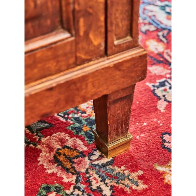 Large Antique Oak Desk For Sale - Image 4 of 14