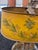 French tole 20th c yellow bouillette lamp with two lights. Newly rewired. 10”l x 6”d x 18”h 49-281