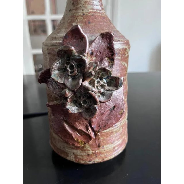 1970s Rose Decor Lamp For Sale - Image 5 of 9