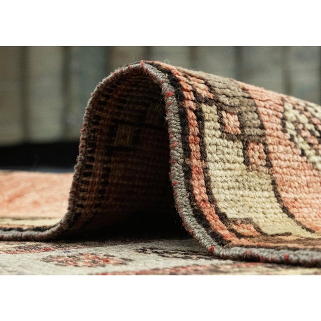 Textile Turkish Vintage Runner Rug 3'1" x 10' #326 For Sale - Image 7 of 8