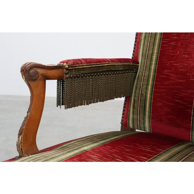 Antique French Louis XIV Chair in Oak, 1800s For Sale - Image 13 of 18