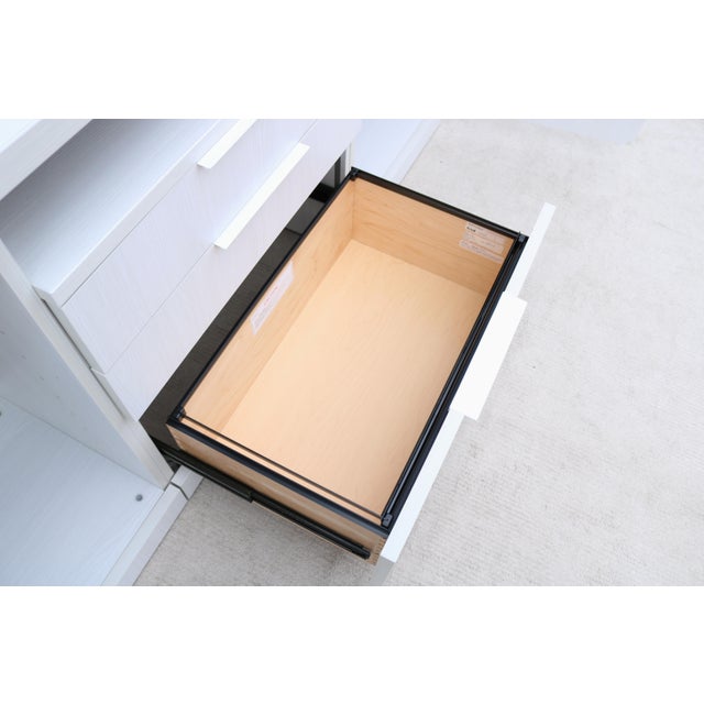 Modern Minimalist Knoll Reff Profiles Classic Credenza Sideboard in Whitened Ash For Sale - Image 13 of 18