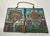 Up for sale is a rare antique 19th-century Russian Orthodox enameled bronze folding travel icon, also known as a skladen....