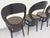 Wood Vintage Mouette Chairs in Black Wood from Baumann, 1960s, Set of 4 For Sale - Image 7 of 18