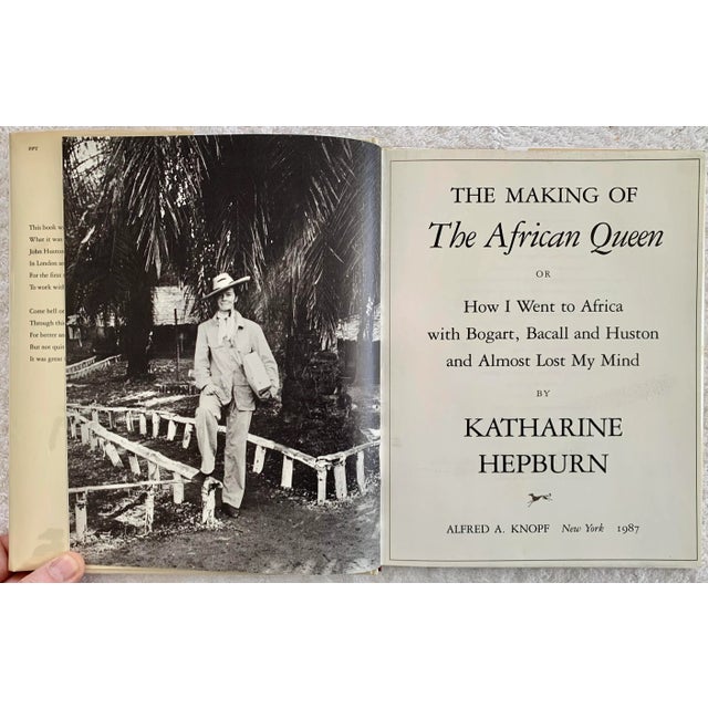 The Making of The African Queen, by Katharine Hepburn. New York: Knopf, 1987. First printing. Katharine Hepburn's self-...