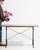 Metal Cast Iron Bistro Table with Oak Top, Antique, France, 20th Century For Sale - Image 7 of 11