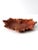 Rustic Vintage Decorative Cast Wooden Leaf Tray For Sale - Image 3 of 10