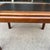 1960s Mid-Century Modern Sculpted Walnut Coffee Table With Black Laminate Inset Top For Sale - Image 5 of 7