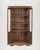 French Provincial Antique Indian Arched Armoire | Vintage Teak Wood Cabinet | Glass Display Cabinet | Rustic Home Decor For Sale - Image 3 of 6