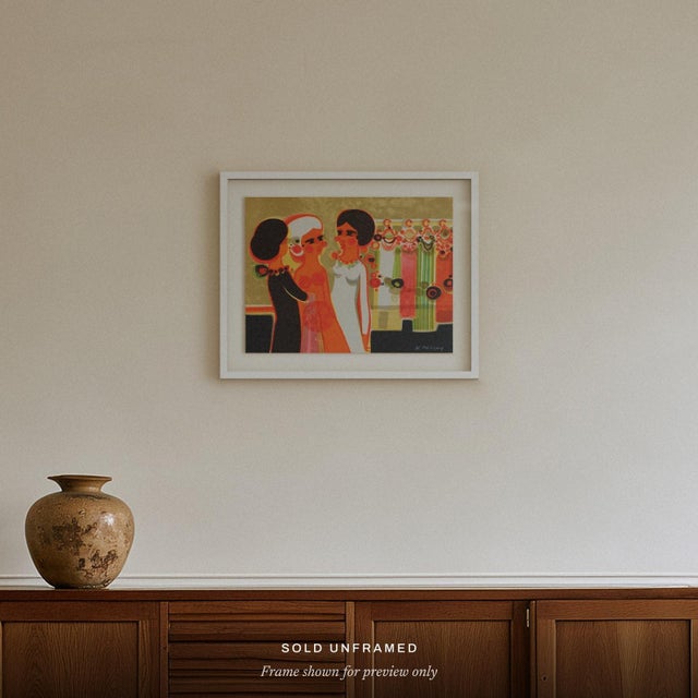 Frédéric MENGUY (1927–2007) 1975 - Les Angéliques - l'habillage Year: 1975 Medium: lithograph Support: Arches paper Sheet...