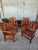 1980's Teak Patio Chairs - Set of 4 For Sale In Los Angeles - Image 6 of 12