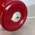 German Mushroom Red Glass Desktop Light from Hustadt Lights, 1970s For Sale - Image 13 of 17