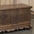 19th Century Gothic Revival Carved Oak Trunk With Hand-Forged Ironwork For Sale - Image 9 of 17