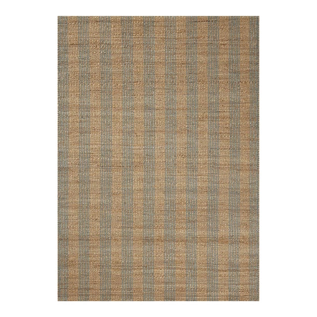 Chris Loves Julia x Loloi Judy Natural / Sky 8'-6" x 11'-6" Area Rug For Sale