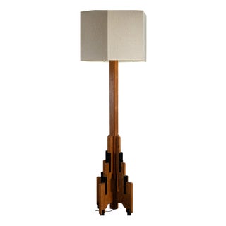 Amsterdam School Standing Lamp by Genneper Molen, 1920s For Sale