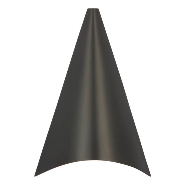 Kelly Wearstler for Visual Comfort Signature Piel 9" Indoor/Outdoor Wall Wash in Bronze For Sale