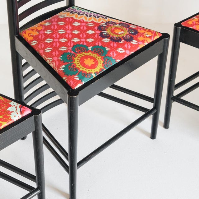292 Chairs by Charles Rennie Mackintosh for Cassina, Italy, 1990s, Set of 4 For Sale - Image 16 of 18