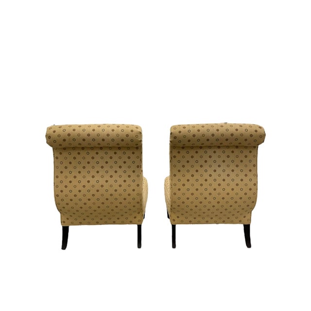 1990s 1990s Barbara Barry for Baker Accent Chairs - a Pair For Sale - Image 5 of 8