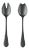 Mepra 2- Piece Salad Servers Set, Oro Black For Sale