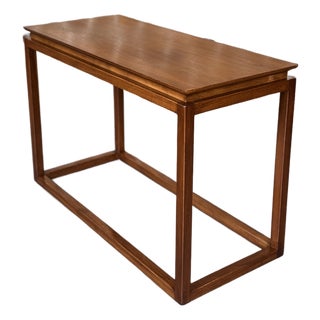 1990s Danish Modern Teak Console Table For Sale