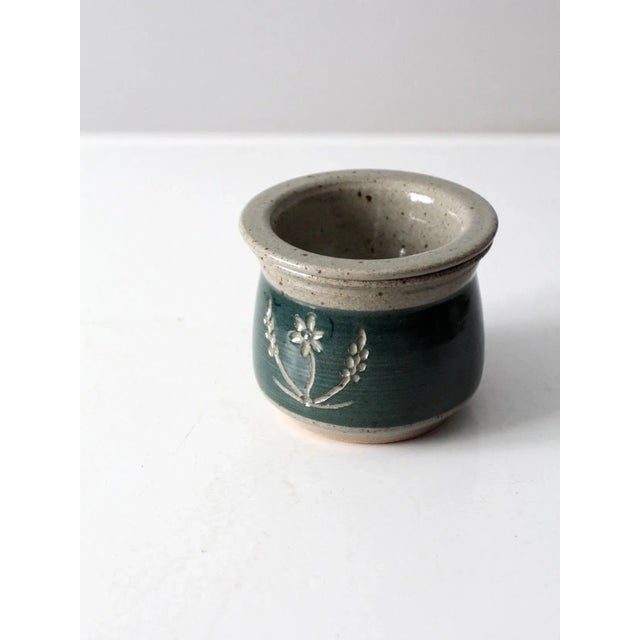 Ceramic Vintage Studio Pottery Jar For Sale - Image 7 of 13