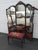 1920s Carved Tri Fold Vanity Makeup Dressing Table and Stool 6454 For Sale - Image 18 of 18