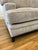 Wood Kravet Allegro Loose Back Sofa Upholstered in Kravet Couture Barbara Barry Cloud Burst Fabric For Sale - Image 7 of 7