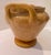 Rustic Vintage Ochre Glazed Ceramic Urn With Handles For Sale - Image 3 of 7