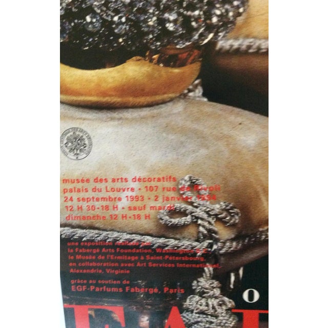 Contemporary 1990s Musée Des Arts Decoratifs Faberge Imperial Fantasies Poster For Sale - Image 3 of 6