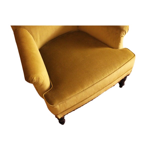 French Pair of Napoleon III Library Chairs C. 1860 For Sale - Image 3 of 6
