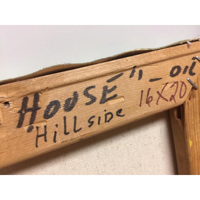 Green Late 20th Century Original Abstract House Painting For Sale - Image 8 of 10