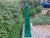 Green Pair of Large 1970s Carved Wood Faux Malachite Obelisks For Sale - Image 8 of 12