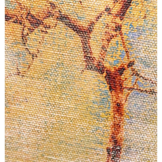 Abstract "Griffith Park 420" Contemporary Abstract Botanical Mixed-Media Photograph on Gold Painted Canvas, Framed For Sale - Image 3 of 5