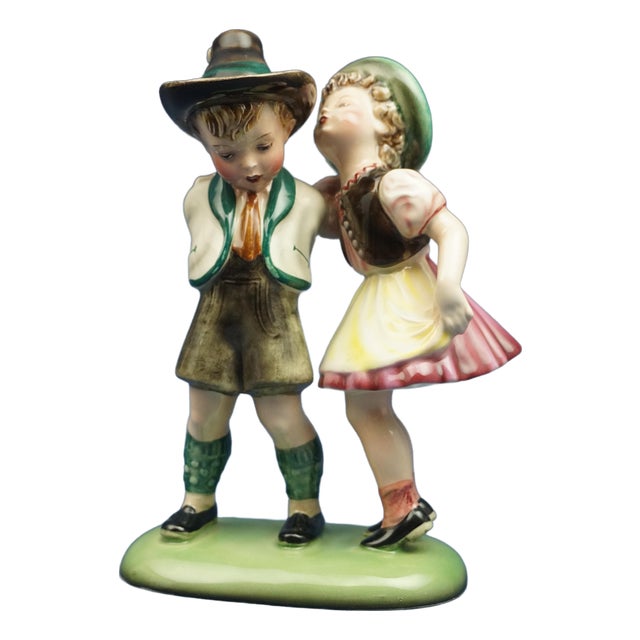 Ceramic Children by Stephan Dakon for Keramos, Austria, Early 20th Century For Sale