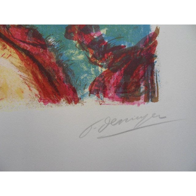 François Desnoyer, Trois femmes nues à la fenêtre, Nude, Lithograph For Sale - Image 5 of 6