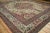 Textile Antique Fine Kerman Square Carpet - 8'11" X 10'1" For Sale - Image 7 of 12