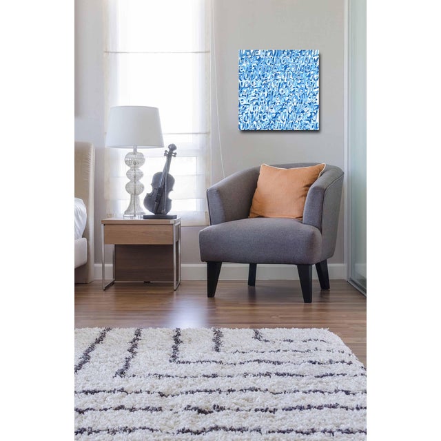 Los Angeles artist Amber Goldhammer paints dramatic abstract compositions in acrylic on canvas featuring energetic...