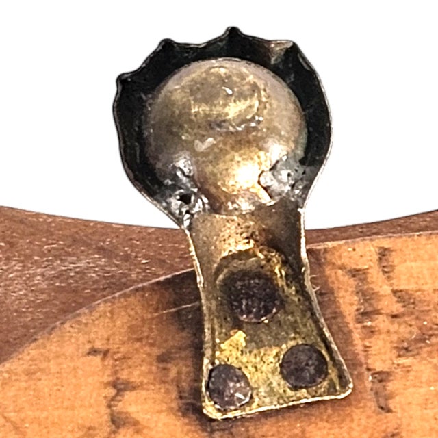 Brown Frisian Kerfsnede Wood Carving Tray 14" For Sale - Image 8 of 12