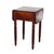 Sheraton Mahogany 2 Drawer Drop Leaf Stand With Rope Twist Carved Legs C1830 For Sale - Image 13 of 16