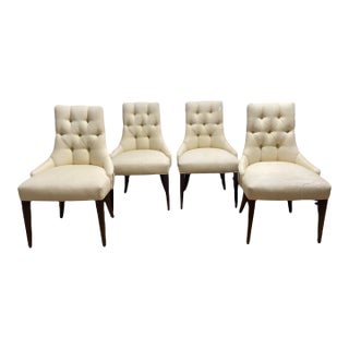 Baker Furniture Ritz Dining Chairs by Thomas Pheasant - Set of 4 For Sale