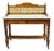 Antique Victorian Walnut Marble Top Washstand Good Luck Swastika Tile Backsplash For Sale