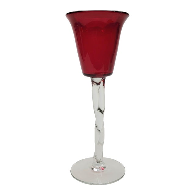 1960s Blenko Regal Chalice Vase For Sale
